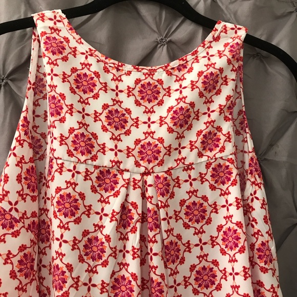 Halogen - Top - red purple patterned - S - Picture 3 of 6